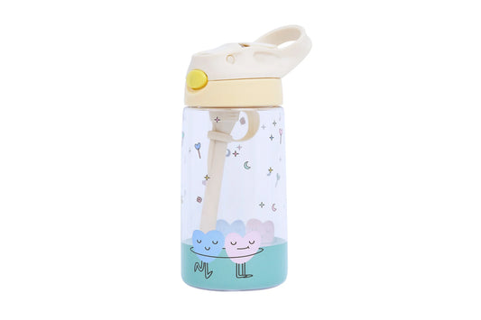 Tritan drikkedunk med sugerør - 480 ml - Dancing Hearts