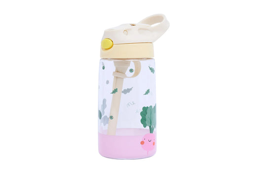 Tritan drikkedunk med sugerør - 480 ml - Veggie Pals