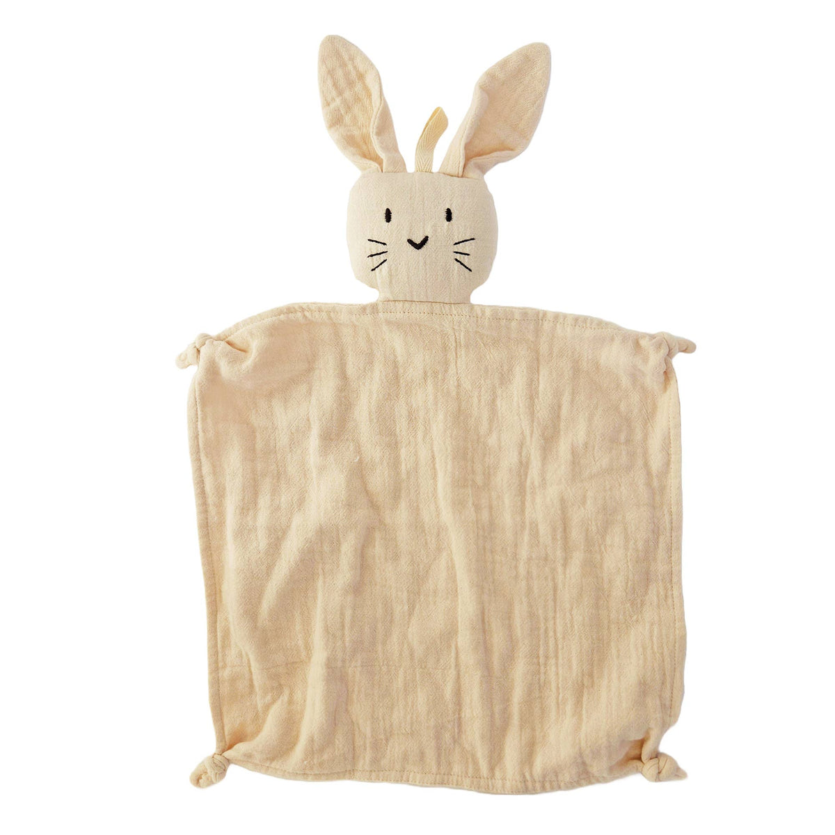 Nusseklud Kanin - Bomuldsmusselin 47x30 cm- Sandshell