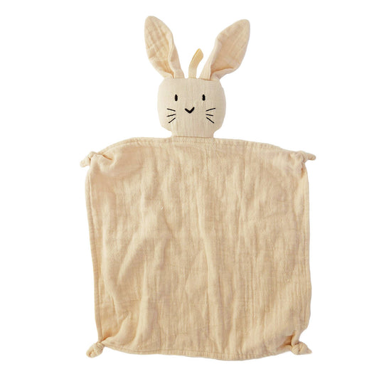 Nusseklud Kanin - Bomuldsmusselin 47x30 cm- Sandshell