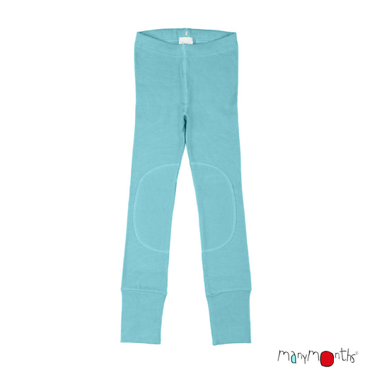 ECO Unisex Leggings i økologisk bomuld, Angel Turquoise