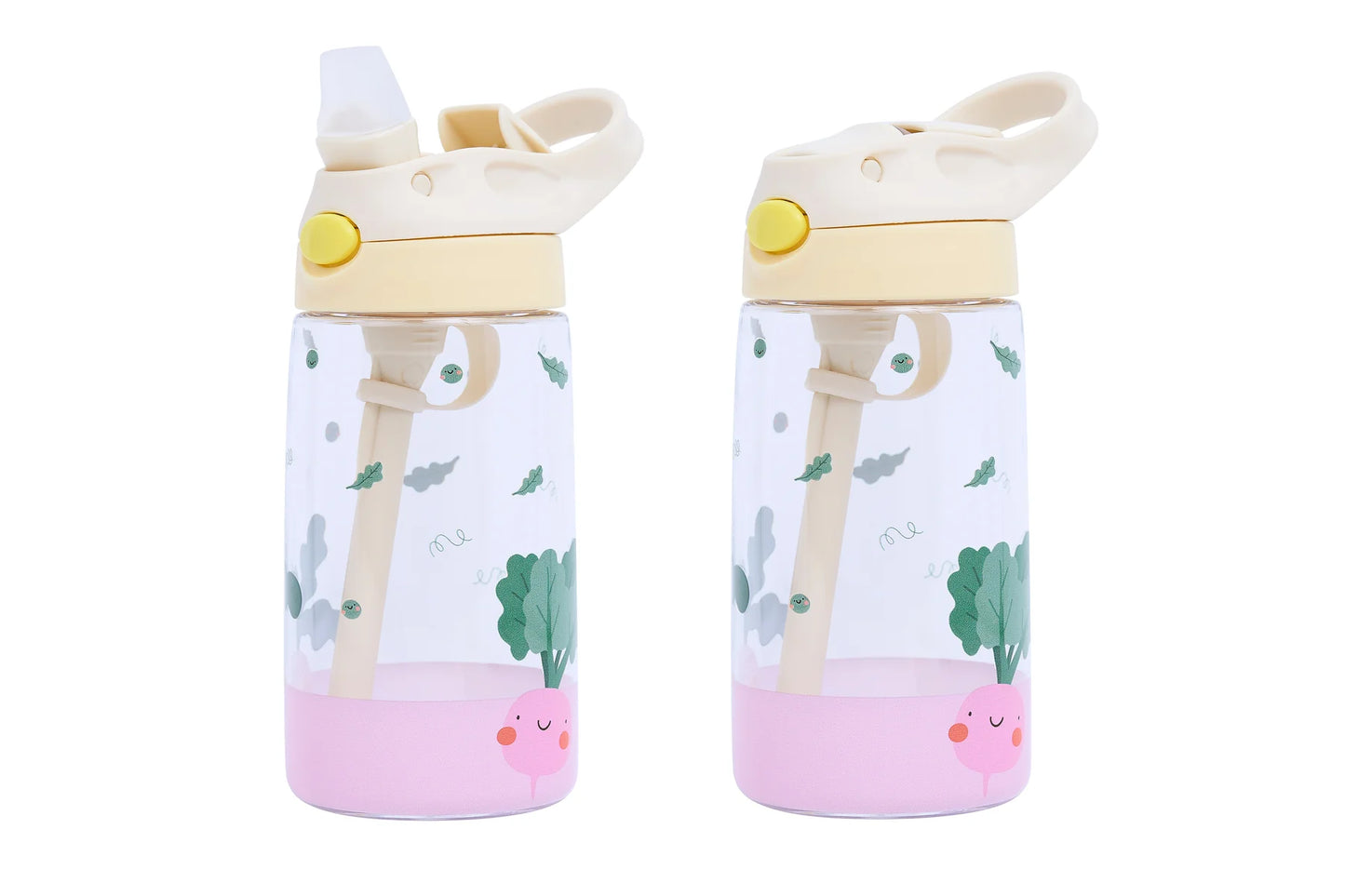 Tritan drikkedunk med sugerør - 480 ml - Confetti