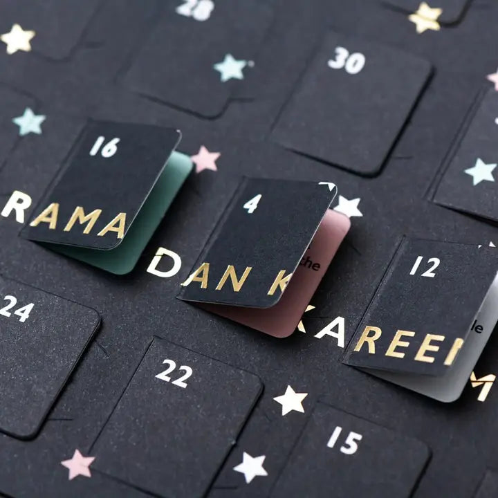 Ramadan kalender med daglige opgaver - Stjerner