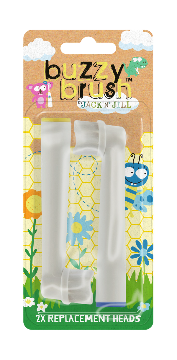 Tandbørstehoveder til Buzzy Brush tandbørsten