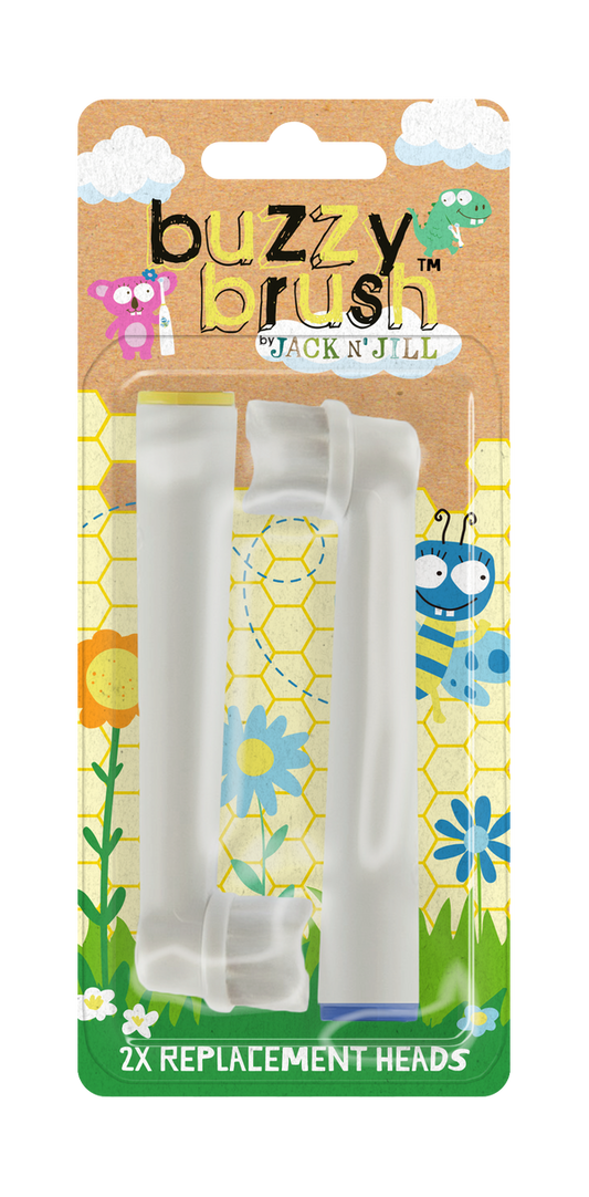 Tandbørstehoveder til Buzzy Brush tandbørsten