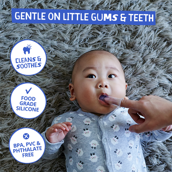 Silicone finger tandbørste