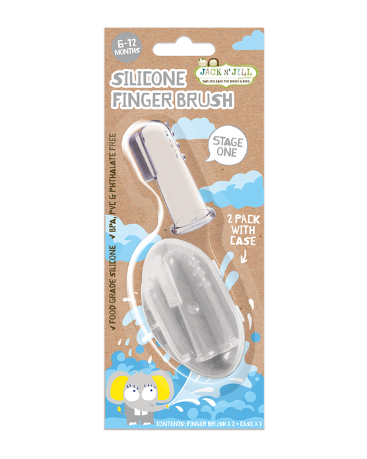 Silicone finger tandbørste