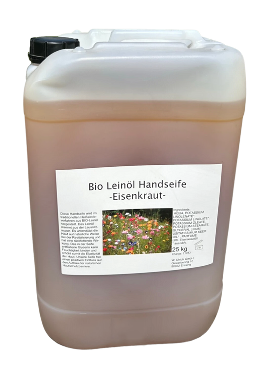 Ulrich Natürlich - Flydende økologisk håndsæbe - linolie med jernurt