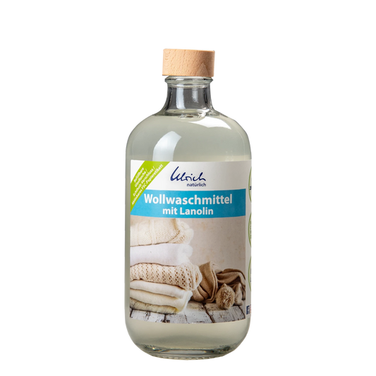 Ulrich Natürlich - Vaskemiddel til uld med lanolin - glasflaske - 500 ml