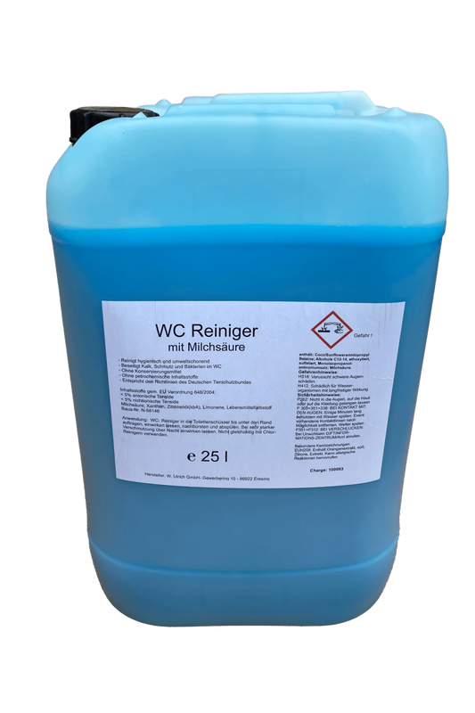 Ulrich Natürlich - WC rens med mælkesyre - 25 l