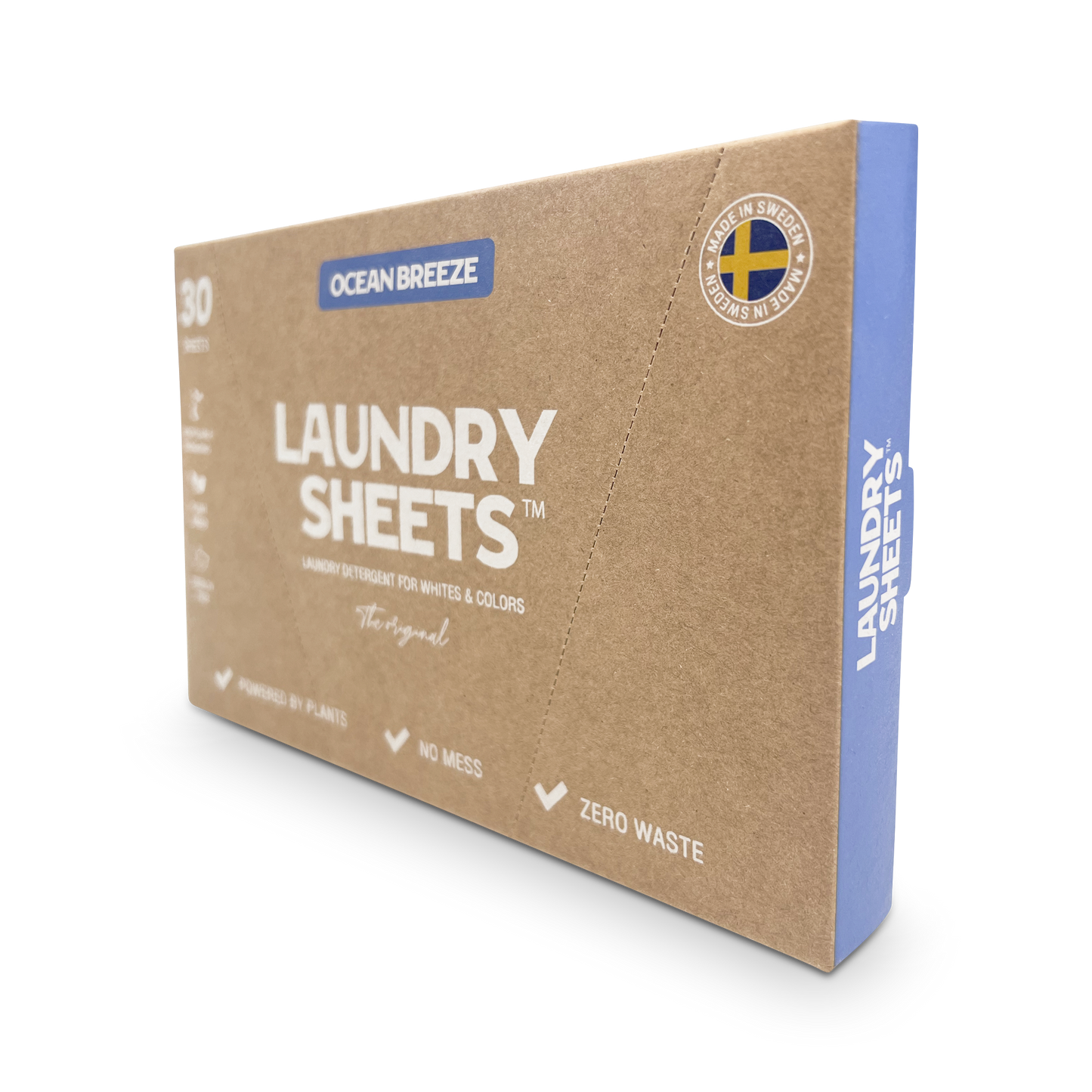 Laundry Sheets - vaskemiddel i ark - Ocean Breeze