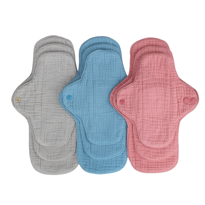 Women's Place - Økologiske stofbind Startpakke - 3 stk. (Trusseindlæg, Dagsbind, Natbind)