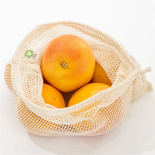 Grøntsagspose / frugtpose i økologisk bomuld